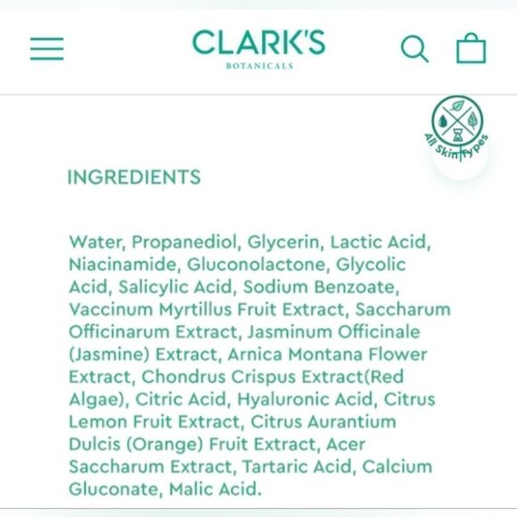 🏷 SALE Clark's Botanicals7-Acid Daily Glow Peel - Picture 8 of 9